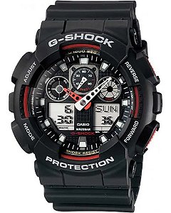 Relógio Casio G-shock GA-100-1A4DR Cronômetro