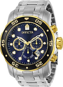 Relógio Invicta Pro Diver Scuba 80041 Cronógrafo Calendário