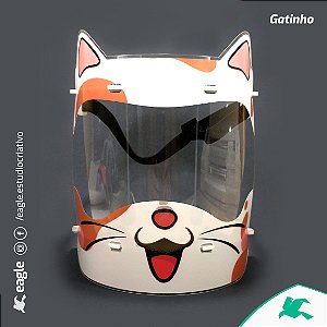 Face Shield Gatinho