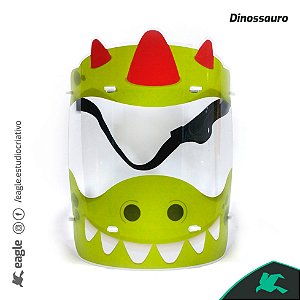 Face Shield Dinossauro