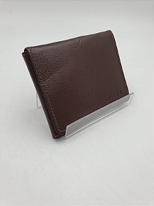 Carteira Masculina Slim Couro Café 500CF