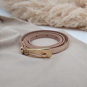 Cinto Fit Couro Dourado M SFT089DR-M