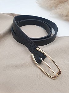 Cinto Fit Couro Preto M LM1371PR