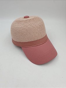 Boné Palha Ajustável Rosa S0343RO