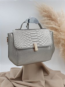 Bolsa Helen Prata Antigo YL120PA