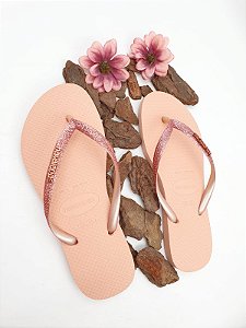 Chinelo Havianas Rosa Brilho CH9828