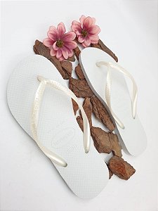 Chinelo Havianas Branco CH001