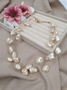 Colar Lila Perola MVA40k