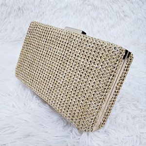 Bolsa festa dourada Clearance