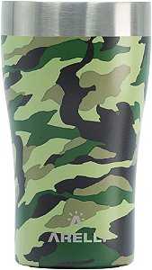 Copo Térmico Inox Para Cerveja Café Bebidas Camuflado 500 Ml