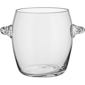 Balde de Gelo De Vidro Champanheira E Cerveja 17x24cm