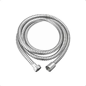 Mangueira Para Ducha Chuveiro Banheiro Cromada de Metal 1,45