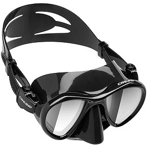 Máscara de Mergulho Cressi Metis HD Preto e Vermelho Pesca