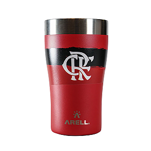 Copo Térmico Arell Inox Parede Dupla 500ml Flamengo Vermelho