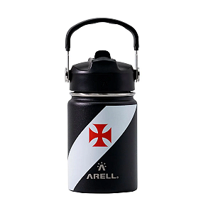 Garrafa Térmica Arell Com Alça Straw Flask Vasco 355ml Luxo