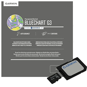 Carta Náutica Garmin G3 Bluechart Costa Leste América do Sul