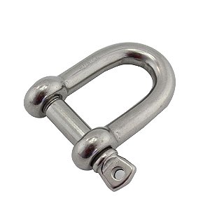 Manilha Tornel Balão Tipo Reta Em Aço Inox 8 Mm Carga 200Kg