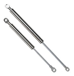 Amortecedor A Gás Aço Inox 90X52cm Pressurizado Porta Malas