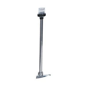 Luz De Alcançada Mastro Retrátil Em Aço Inox 24 Pol 12V