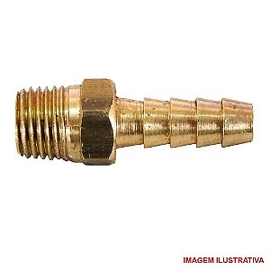 Bico Niple Espigão Em Latão 3/8 Pol Adaptador Para Bombas