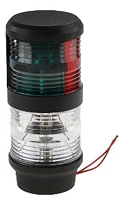 Luz Navegação Led Tricolor De Top Bombordo Boreste Fundeio