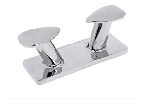 Cunho De Amarração Em Aço Inox 24 Cm Amarra Cabo Cais Lancha