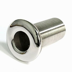 Saída De Água Em Aço Inox 1/2 Pol Costado Para Barco Lancha