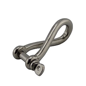 Tornel Manilha Longa Torcida Em Aço Inox 12 X 72Mm Max 55 Kn