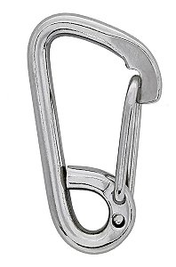 Mosquetão Em Aço Inox Engate Rápido De Pressão 12 X 120Mm