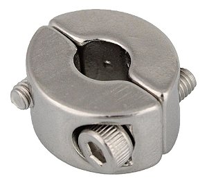 Grampo Abraçadeira Clips Em Aço Inox Para Cabo De Aço 5 Mm