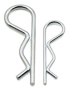 Pino Beta Cupilha Contrapino Aço Inox 2Mm Grampo De Pressão