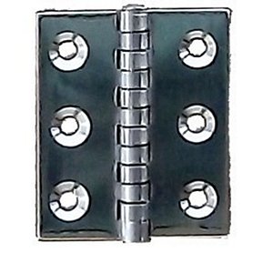 Dobradiça Em Aço Inox 50X60mm Para Portas Janelas Armários