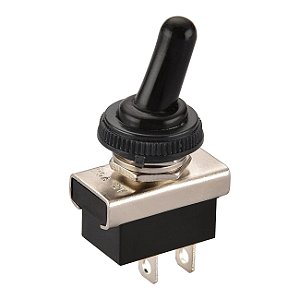Botão Interruptor Liga Desliga On Off Preto 12V Emborrachado
