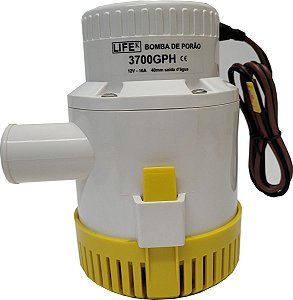 Bomba De Porão Life K 3700 Gph 12 volts Original Lancha