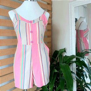 Macaquinho Listras Colorido