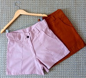 Short Linho Liso