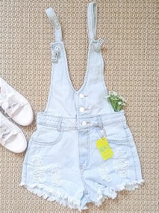 Macaquinho Jeans Fran