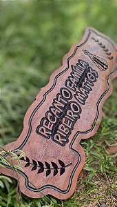 Placa Sítio Chácara 1mt