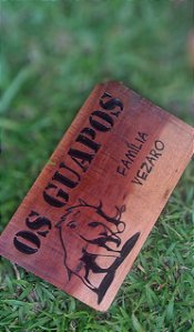 Placa Churrasqueira Pintada Envernizada 50cm