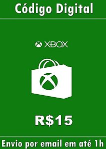 Cartão Presente  Xbox BR - R$15
