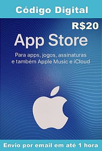 App Store R$20 - Apple BR