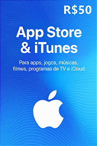 App Store R$50 - Apple Gift Card BR