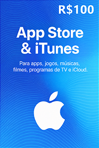 App Store R$100 - Apple Gift Card BR