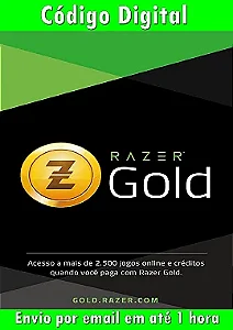 Cartão Presente Rixty / Razer Gold BR - R$5