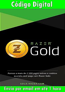 Cartão Presente Rixty / Razer Gold BR - R$150