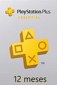 PlayStation Plus Essential – 12 Meses (PSN Gift Card)