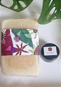 Kit Sabão natural corporal + Bálsamo Labial