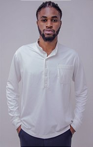 Impar Priest Collar Shirt Branca