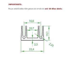 Dissipador de Calor modelo HS 2315
