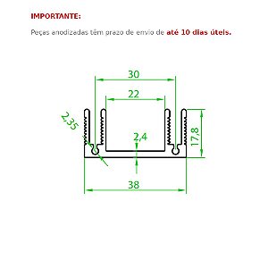 Dissipador de Calor modelo HS 3818